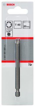 Насадка біта BOSCH Extra Hard T40, 89 мм 1 шт. 2607001660 фото