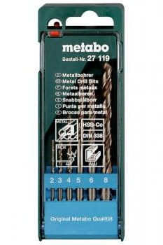 Набір свердел по металу Metabo HSS-Co 6 предметів 627119000 фото