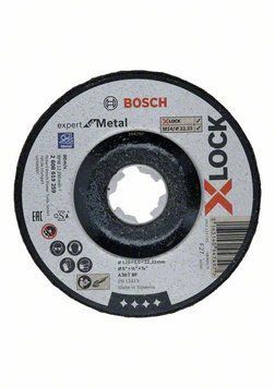 Круг зачистний увігнутий X-LOCK Expert for Metal 125x6x22,23 мм Bosch 2608619259 фото