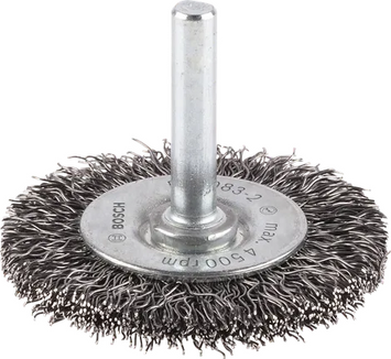 Дискова кільцева щітка PRO Metal clean, 6 мм, 50x03 мм, вита сталь, 8 мм  Bosch Professional (2608622112) 2608622112 фото