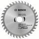 Пиляльний диск Eco for Wood Bosch Professional для мережевих ручних циркулярних пилок, 130x20/16x1,1-1,8 мм, 36T (2608644370) 2608644370 фото 1