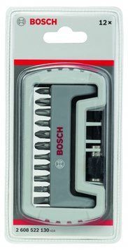 Набір біт для шуруповерта BOSCH з тримачем PH/PZ/T/S 12 шт. 2608522130 фото