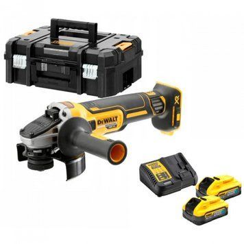 Шліфмашина кутова - болгарка акумуляторна безщіткова DeWALT DCG405H2T DCG405H2T фото