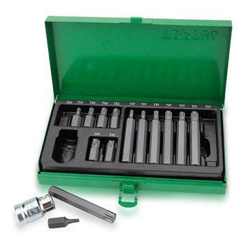 Набір біти для викрутки TORX TOPTUL 10мм 15од. GAAD1506 GAAD1506 фото