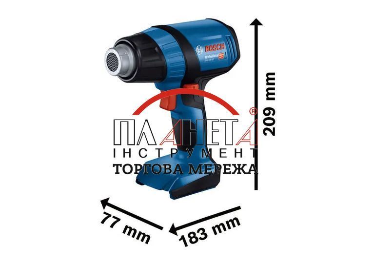 Акумуляторна повітродувка (технічний фен) GHG 18V-50 Bosch Professional у кейсі L-BOXX 136 з насадкою-відбивачем 32&times;33 мм (06012A6501) 06012A6501 фото