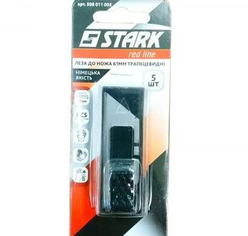 Леза для ножа трапецеподібні Stark 5 шт. 506011005 фото