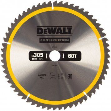 Диск пилковий СONSTRUCTION DeWALT DT1960 DT1960 фото