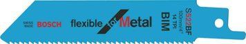 Пиляльне полотно для шабельної пилки Medium-Thick Metal S522BF, дві штуки, 0,9х19х100 мм, Bosch Professional (2608656269) 2608656269 фото