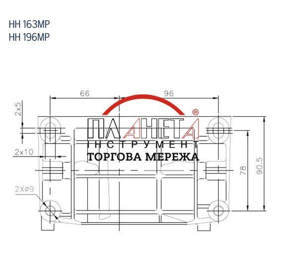 Багатоцільовий двигун Husqvarna HH 196MP (9705053-01) 9705053-01 фото