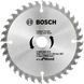 Пиляльний диск Eco for Wood Bosch Professional для мережевих ручних циркулярних пилок, 130x20/16x1,1-1,8 мм, 36T (2608644371) 2608644371 фото 1