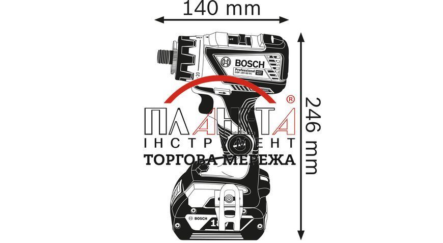 Акумуляторний дриль-шуруповерт BOSCH GSR 18V-60 FC 06019G7101 06019G7101 фото