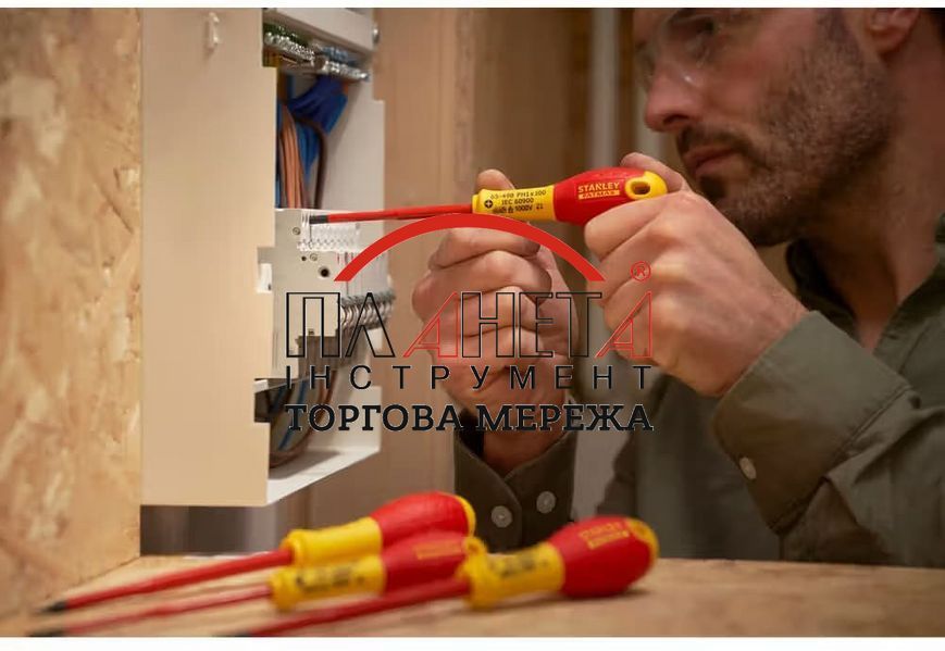 Набір з п&rsquo;яти ізольованих викруток для електриків FatMax VDE 1000V STANLEY XTHT0-62692 XTHT0-62692 фото